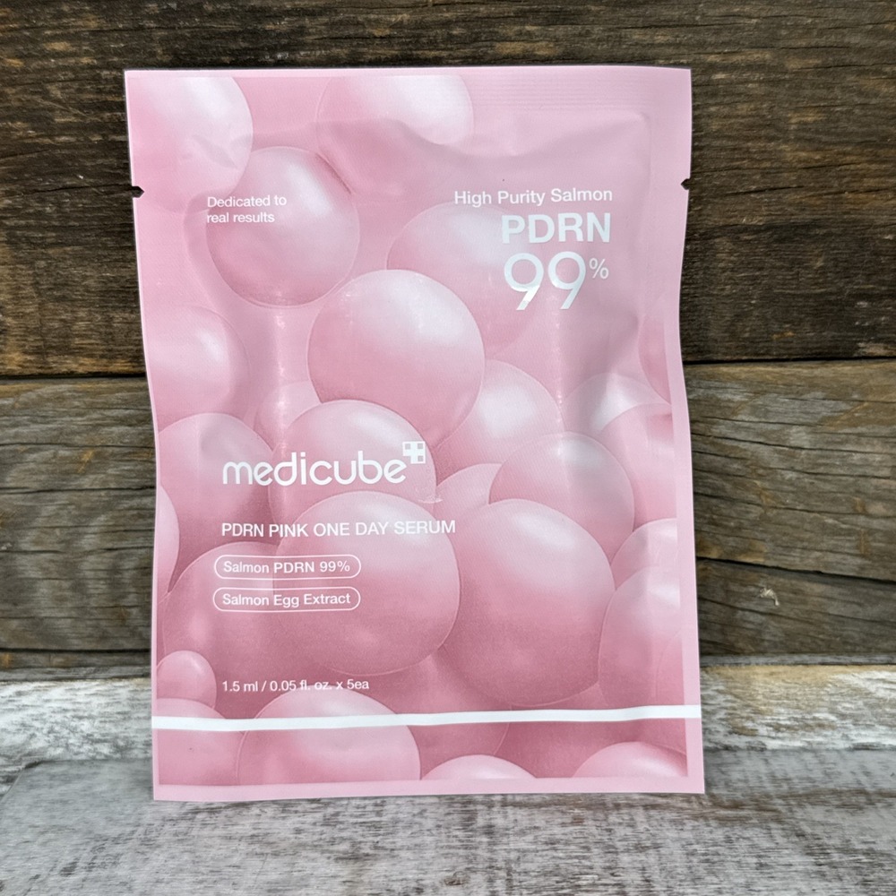 Medicube Salmon PDRN Pink One Day Serum 0.05 Fl Oz x 5 | MSRP = $22